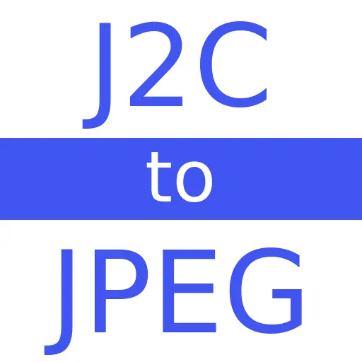 J2C to JPEG