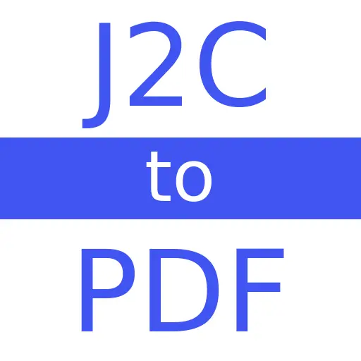 J2C to PDF
