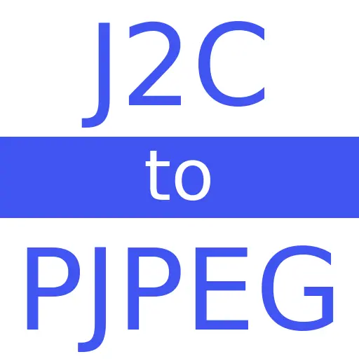J2C to PJPEG