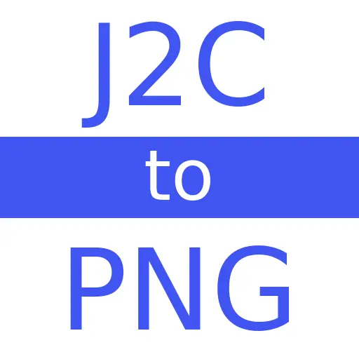 J2C to PNG