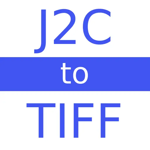 J2C to TIFF