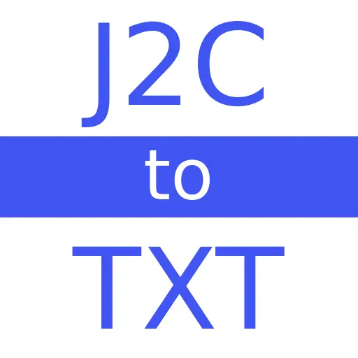 J2C to TXT
