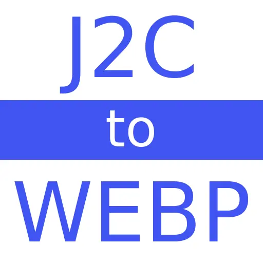 J2C to WEBP