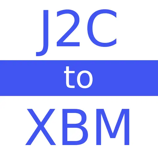 J2C to XBM