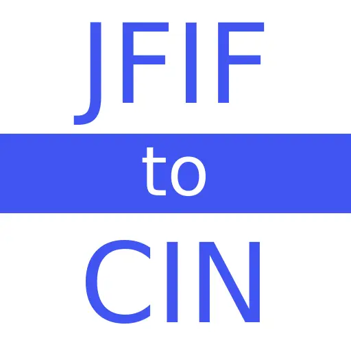 JFIF to CIN