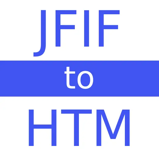 JFIF to HTM