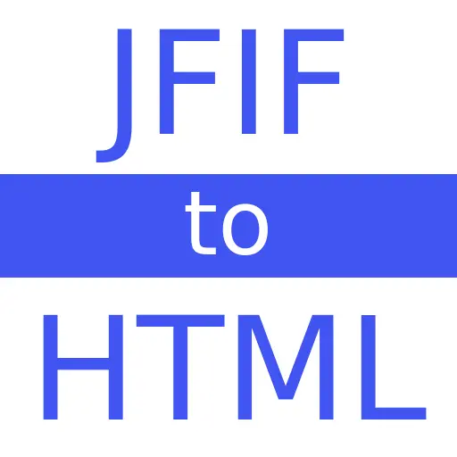 JFIF to HTML