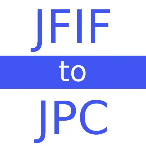 JFIF to JPC