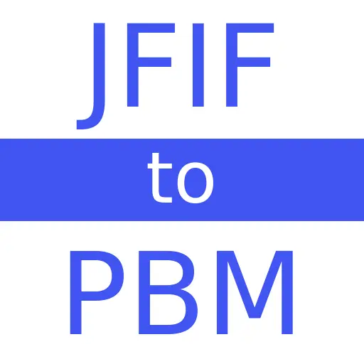 JFIF to PBM