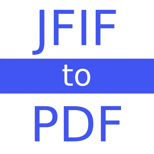 JFIF to PDF
