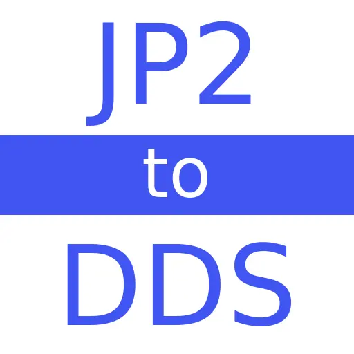 JP2 to DDS