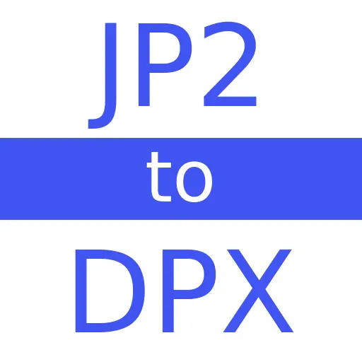 JP2 to DPX