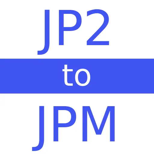 JP2 to JPM