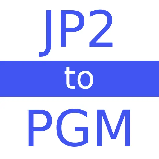 JP2 to PGM