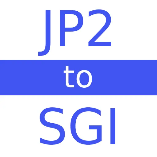 JP2 to SGI