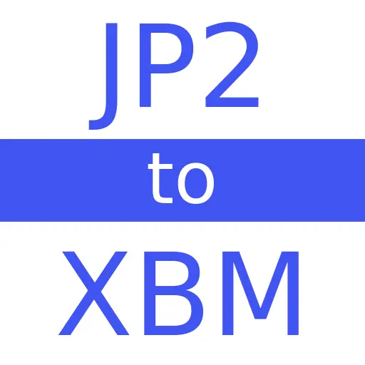 JP2 to XBM
