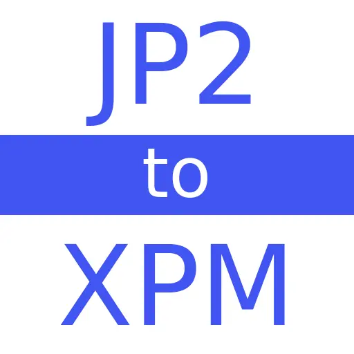 JP2 to XPM
