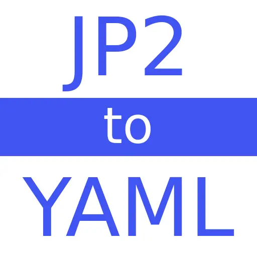 JP2 to YAML