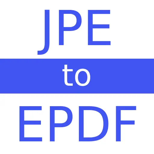 JPE to EPDF