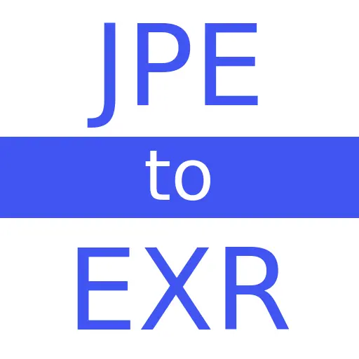 JPE to EXR