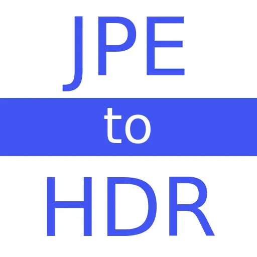 JPE to HDR