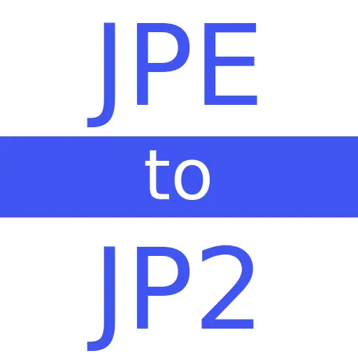 JPE to JP2