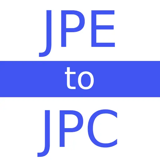 JPE to JPC