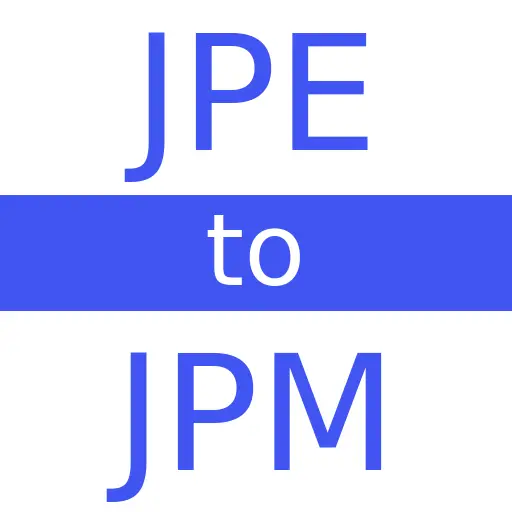JPE to JPM