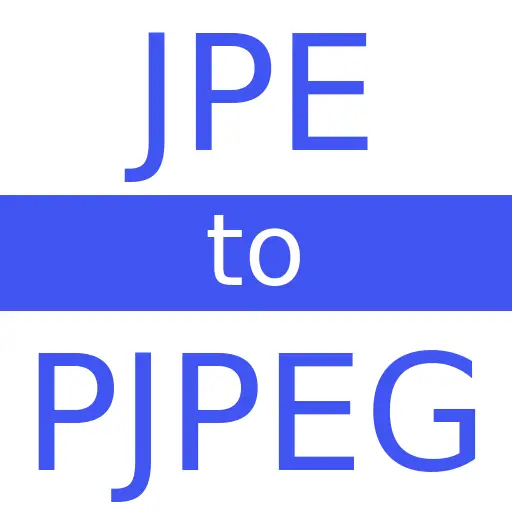 JPE to PJPEG