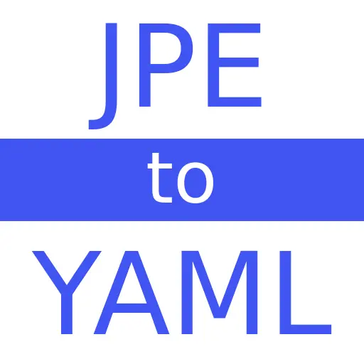 JPE to YAML