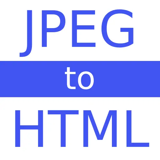 JPEG to HTML