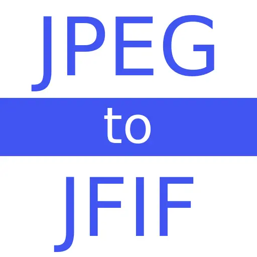 JPEG to JFIF