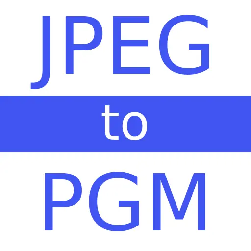 JPEG to PGM