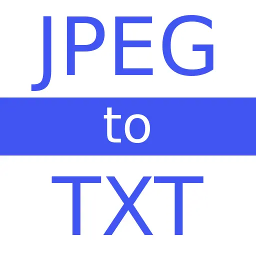 JPEG to TXT