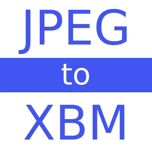 JPEG to XBM