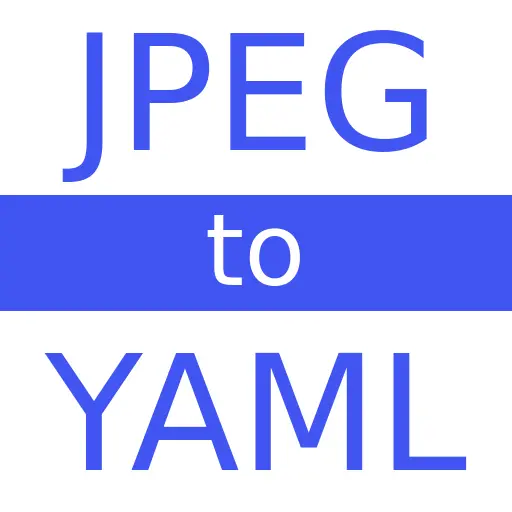 JPEG to YAML