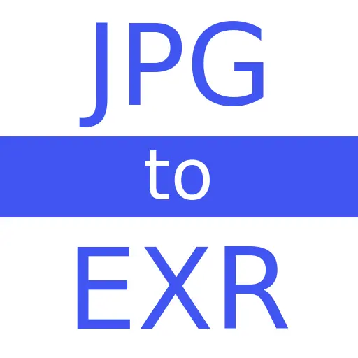 JPG to EXR
