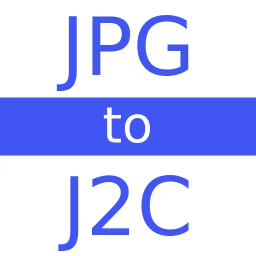 JPG to J2C