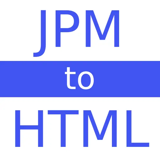 JPM to HTML
