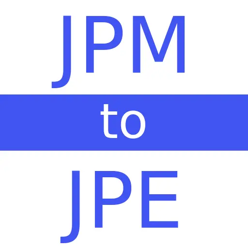 JPM to JPE