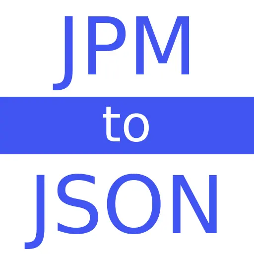 JPM to JSON
