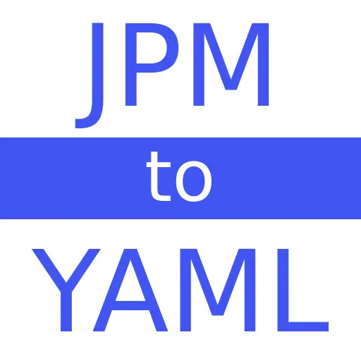 JPM to YAML