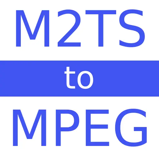 M2TS to MPEG