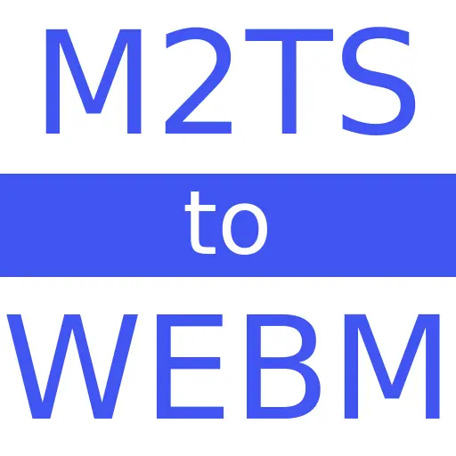 M2TS to WEBM