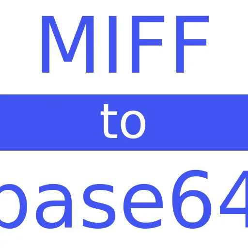 MIFF to BASE64