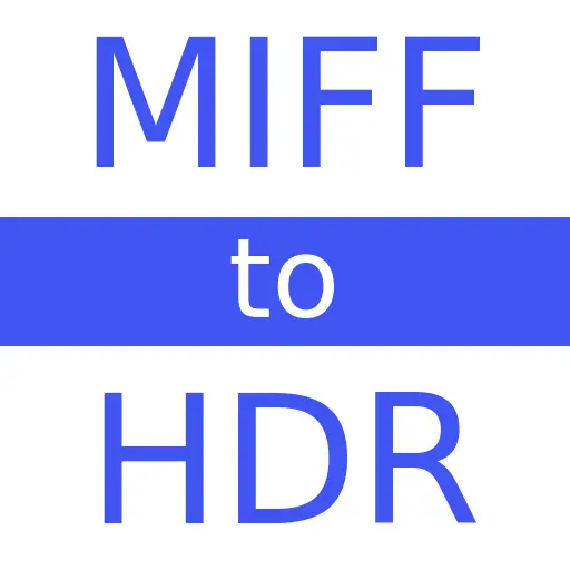 MIFF to HDR