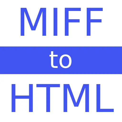 MIFF to HTML