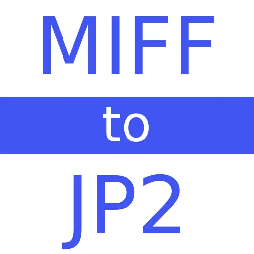 MIFF to JP2