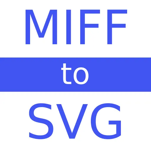 MIFF to SVG