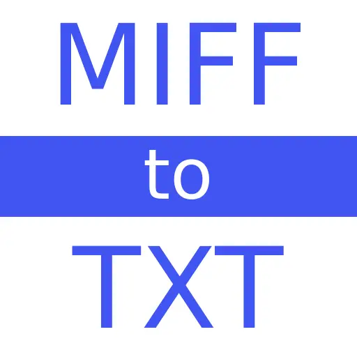 MIFF to TXT